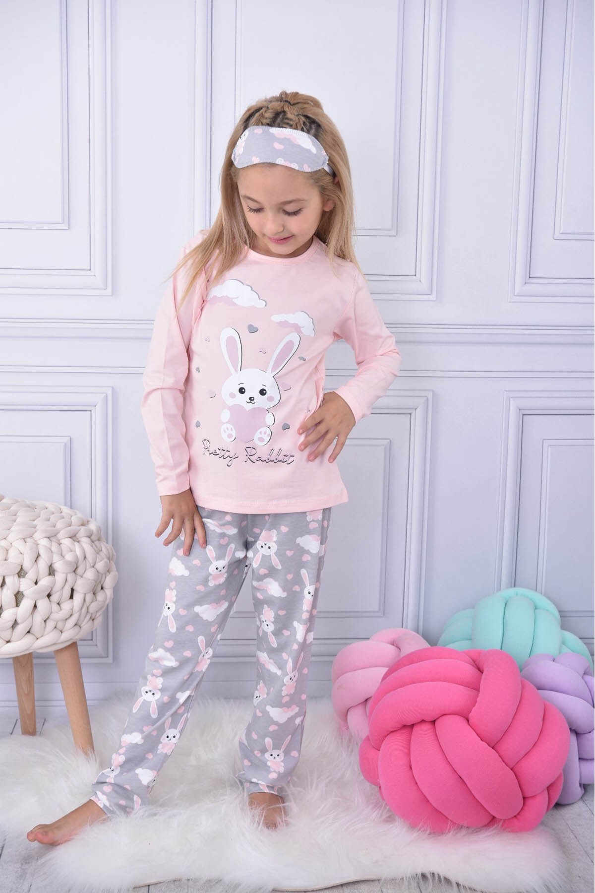 Berrak Kadın Tavşanlı Pijama Takımı main image 1