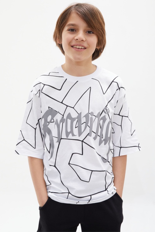 Baskılı Erkek Çocuk Kaprili Takım 18069