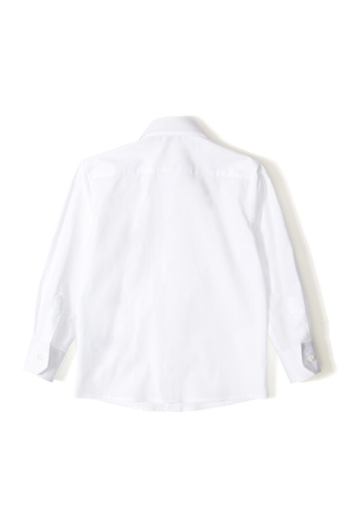 Erkek Çocuk Beyaz Klasik Düğmeli Gömlek 18557