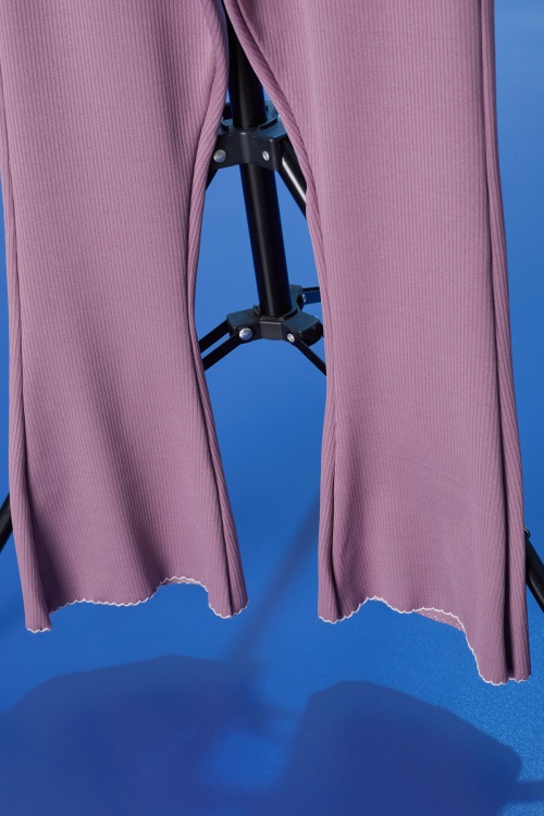 Gül Kurusu Beauty Yazı Nakışlı İspanyol Paça Kız Çocuk Tayt 18182