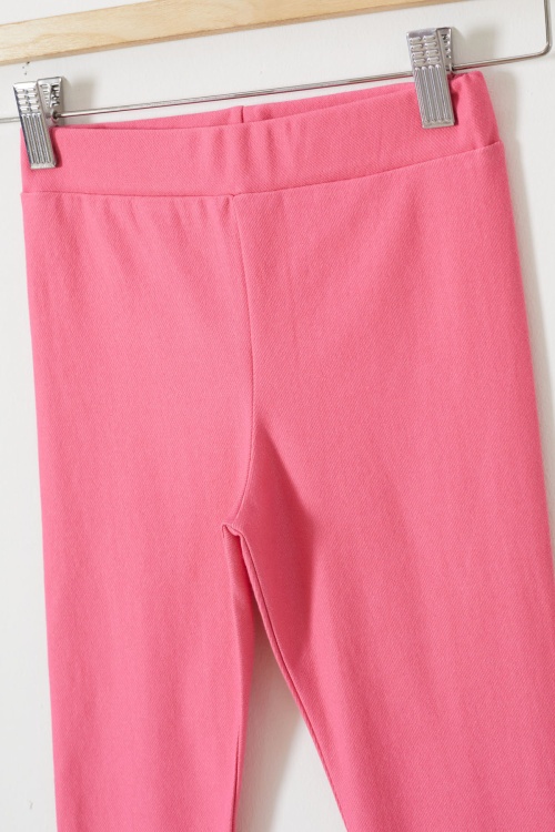 Kız Çocuk Paçası Tavşan Detaylı 2li Tayt Lacivert-Pembe 18207