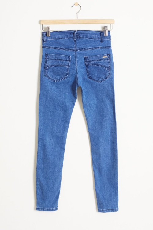 Koyu Mavi Erkek Çocuk Basic Jean Pantolon 12-17 Yaş 17746