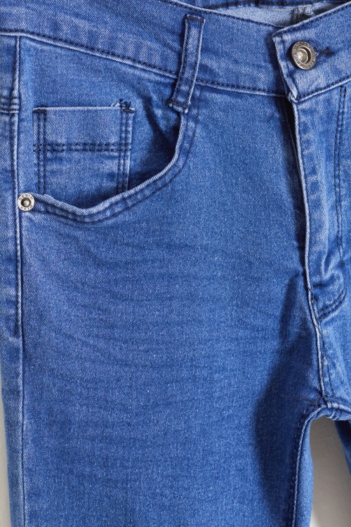 Koyu Mavi Erkek Çocuk Basic Jean Pantolon 12-17 Yaş 17746