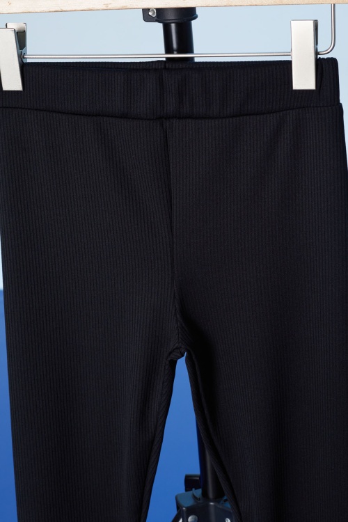 Siyah Cupcake Nakışlı Fitilli Kız Çocuk Tayt 18276