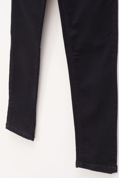 Siyah Erkek Çocuk Düz Dar Paça Jean Pantolon 12-17 Yaş 18227