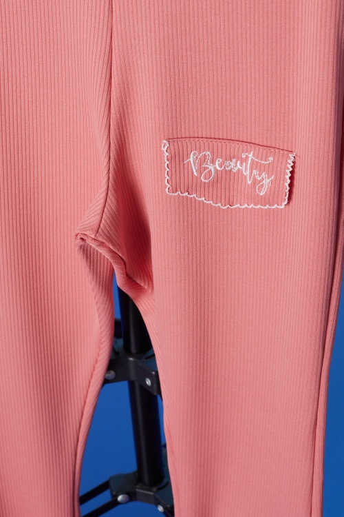 Somon Beauty Yazı Nakışlı İspanyol Paça Kız Çocuk Tayt 18181