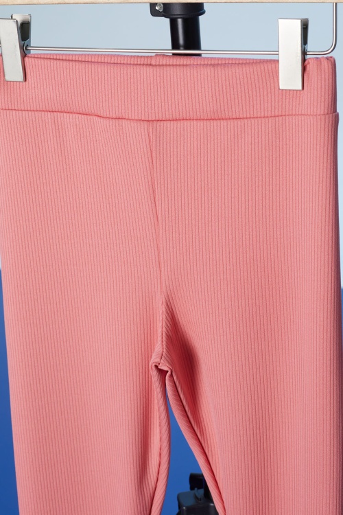 Somon Fitilli Lastikli Bel Kız Çocuk Düz Tayt 18293