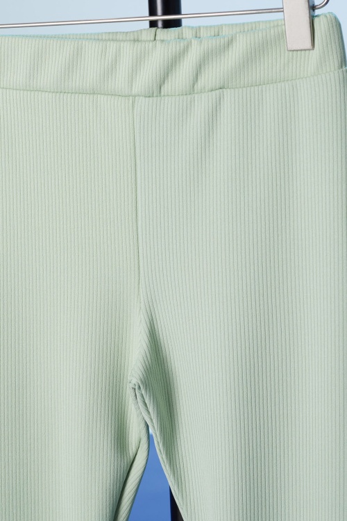 Yeşil Cupcake Nakışlı Fitilli Kız Çocuk Tayt 18278