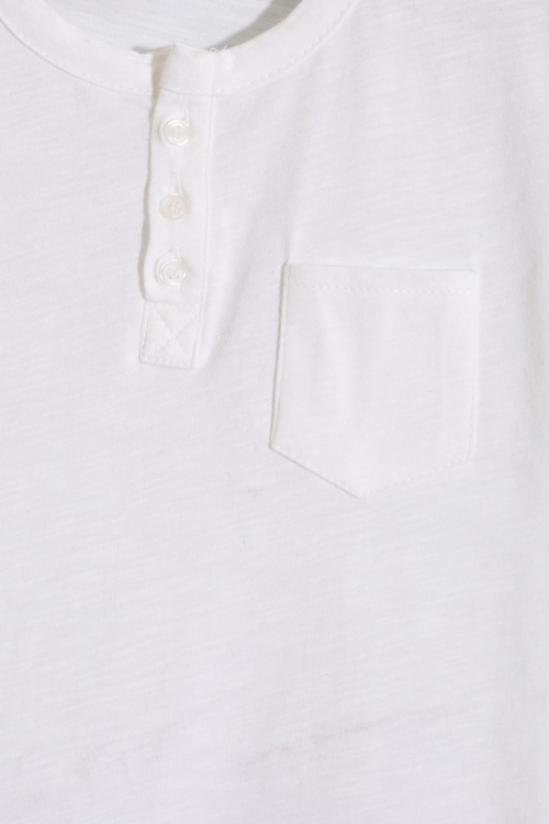 Beyaz Kısa Kollu Düğmeli Tişörtlü Erkek Çocuk Şortlu Takım 18635