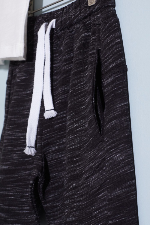 Beyaz Kısa Kollu Düğmeli Tişörtlü Erkek Çocuk Şortlu Takım 18635