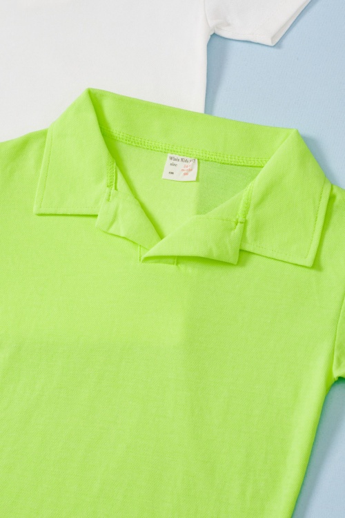 Erkek Bebek Polo Yaka 2li Kısa Kol Tişört