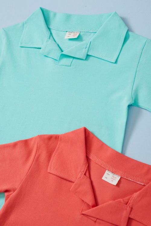 Erkek Bebek Polo Yaka 2li Kısa Kol Tişört