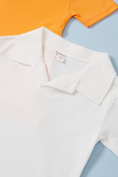 Erkek Bebek Polo Yaka 2li Kısa Kol Tişört