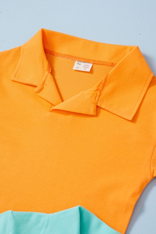 Erkek Bebek Polo Yaka 2li Kısa Kol Tişört