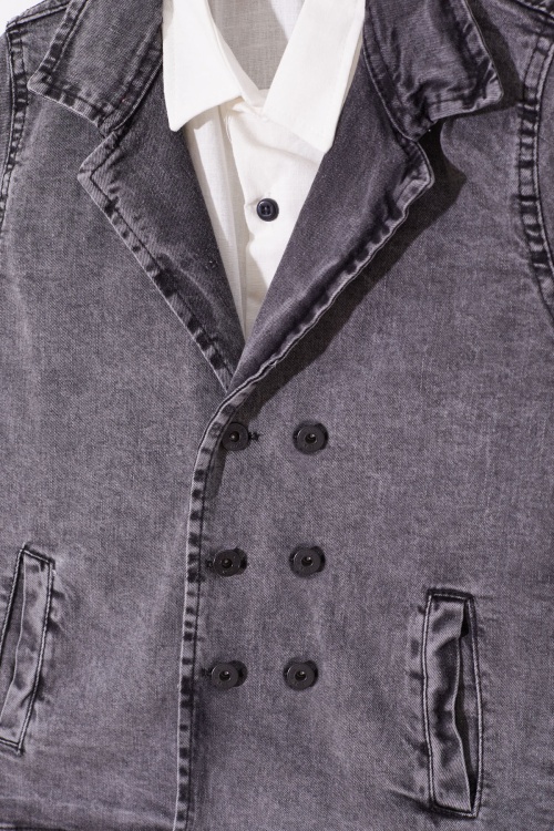 Füme Jean Ceketli Gömlekli Erkek Çocuk Takım Elbise 18974