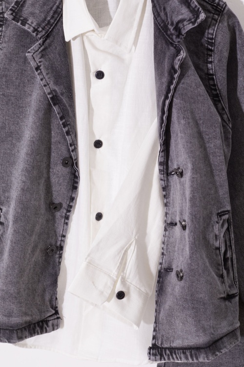 Füme Jean Ceketli Gömlekli Erkek Çocuk Takım Elbise 18974