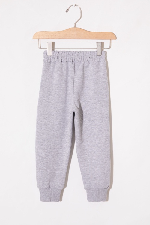 Füme Zürafa Baskılı Cepli Erkek Çocuk Eşofman Altı 1-4 Yaş 19021