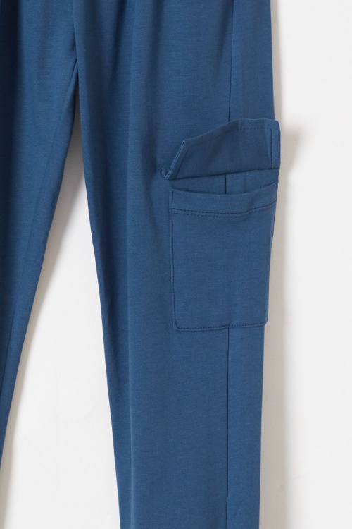 İndigo Yazı Baskılı Kapüşonlu Hırkalı Erkek Çocuk Eşofman Takımı 18573