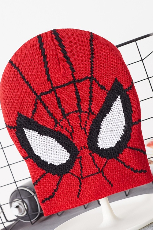 Kırmızı Örümcek Adam Desenli Erkek Çocuk Bere 17245