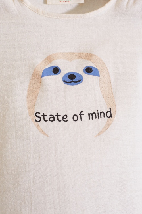 Krem Hayvan Baskılı Şortlu Erkek Bebek Müslin Takım 18822