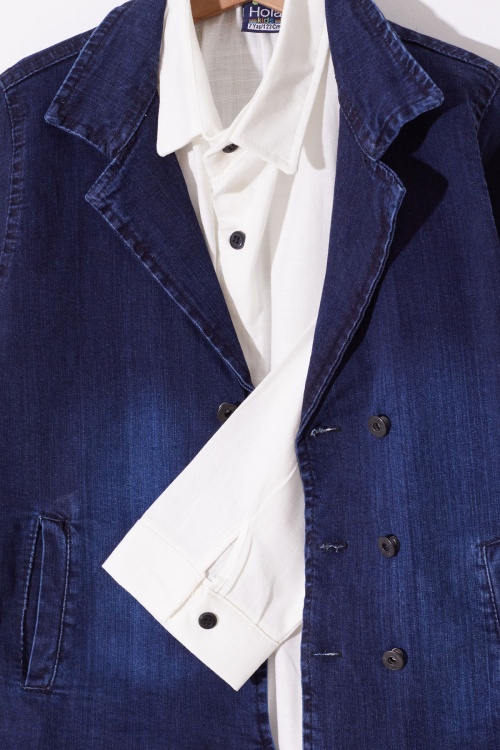 Lacivert Jean Ceketli Gömlekli Erkek Çocuk Takım Elbise 18973