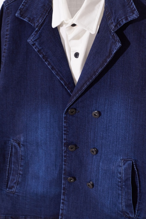 Lacivert Jean Ceketli Gömlekli Erkek Çocuk Takım Elbise 18973