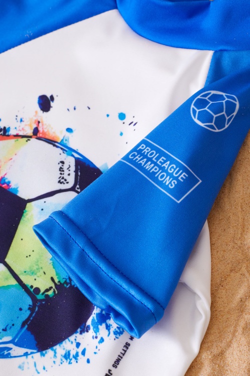 Mavi Dijital Baskılı Erkek Çocuk Mayo 19051