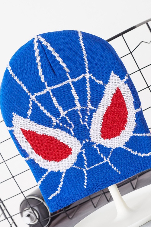 Mavi Örümcek Adam Desenli Erkek Çocuk Bere 17247