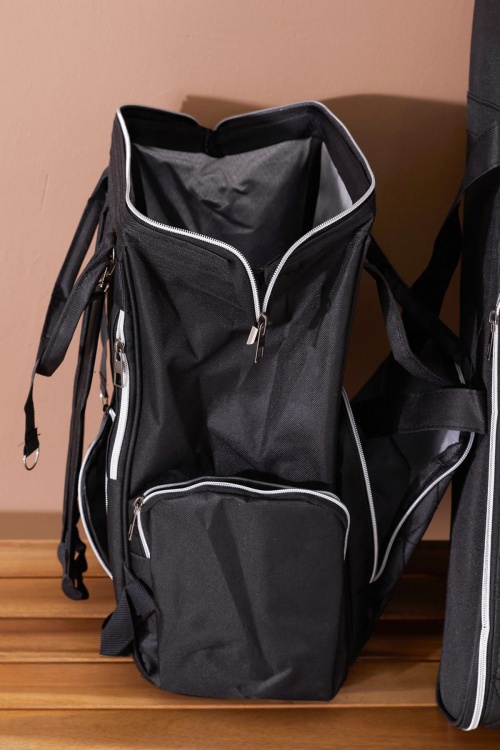 Siyah Bebek Taşıma Çantası ve Termal Bakım Seti Çantası 2li Set 19208