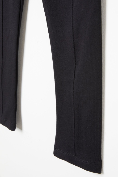 Siyah Çimalı Kız Çocuk Şardonlu Tayt 19000