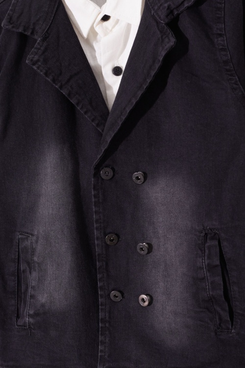 Siyah Jean Ceketli Gömlekli Erkek Çocuk Takım Elbise 18975