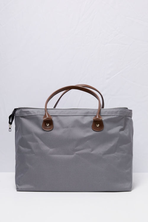 Gri Mommy Bag Yazılı Anne Çantası 19718