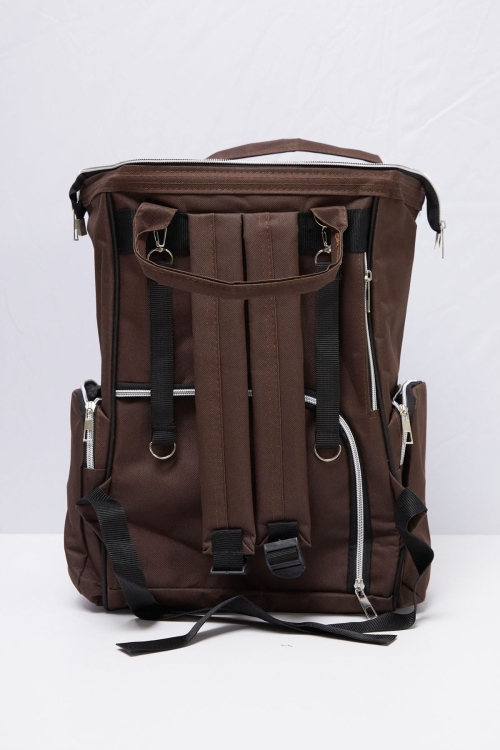 Kahve Kapitoneli Çok Fonksiyonlu Anne Bebek Bakım Çantası 19717