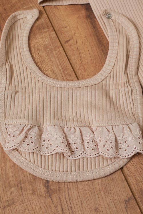 Kız Bebek Kahve Fistolu 5li Şapkalı Hastane Çıkışı Seti 19478