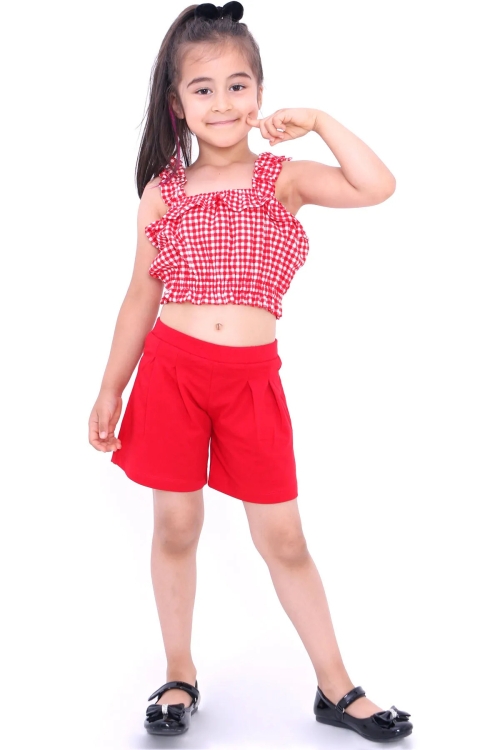 Kız Çocuk Etekli Taçlı Takım 3-10 Yaş 14486