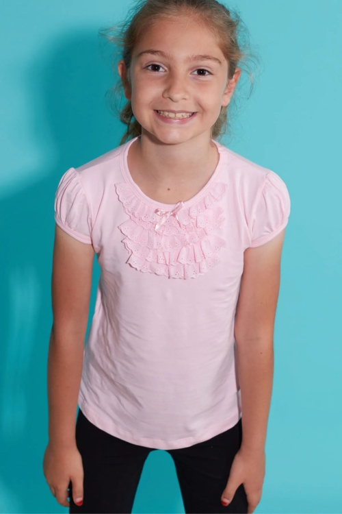 Kız Çocuk Pembe Tişört