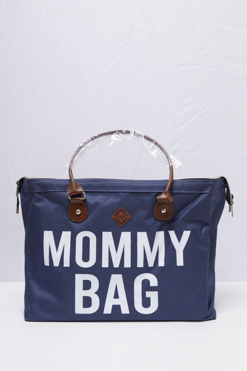 Lacivert Mommy Bag Yazılı Anne Çantası 19720