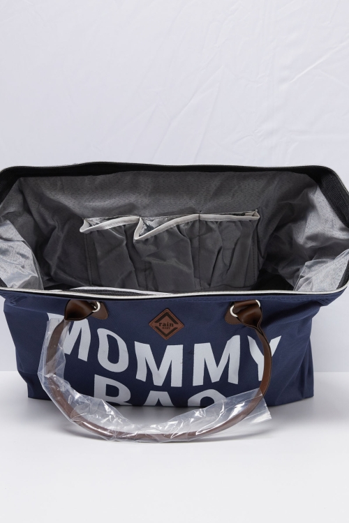 Lacivert Mommy Bag Yazılı Anne Çantası 19720