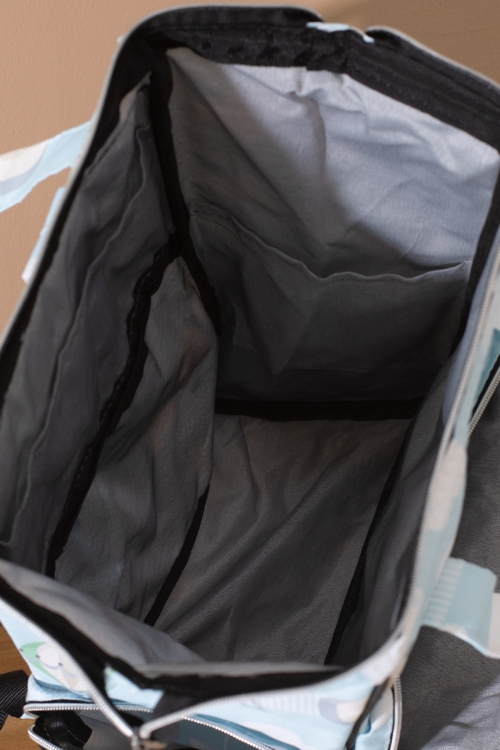 Mavi Desenli Çok Fonksiyonlu Termal Anne Bebek Bakım Çantası 19708