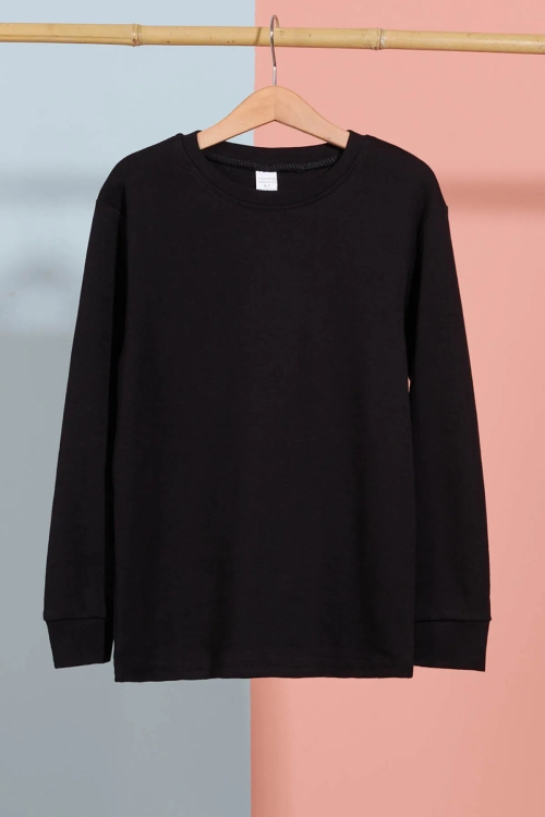 Unisex Düz Çocuk Body 5-12 Yaş 13764