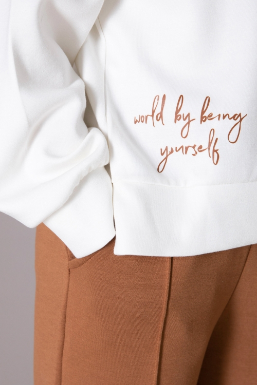 Taba Fiyonklu Badili Geniş Paça Pantolonlu Kız Çocuk Takım 19881