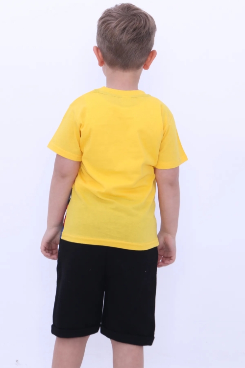 Baskı Detaylı Erkek Tişört 16083