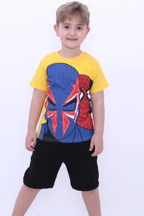 Baskı Detaylı Erkek Tişört 16083