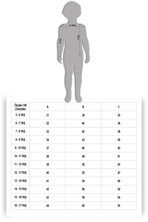 Bej Ön Cepli Nakış Detaylı Kız Çocuk Jean Ceket 20359