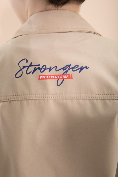 Erkek Çocuk Kahve Sırtı Baskılı Fermuarlı Ceketli Pantolonlu 3lü Takım 20282