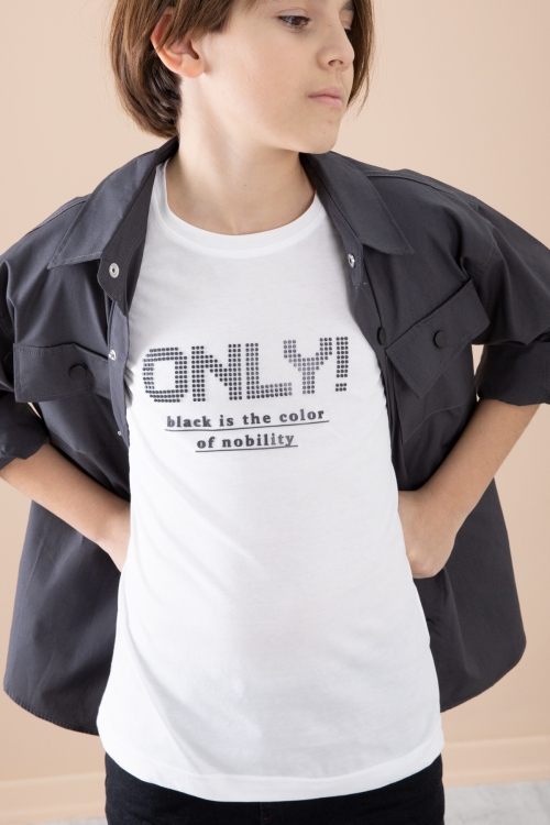 Füme Gömlek Tişörtlü Erkek Çocuk 2li Takım 20126