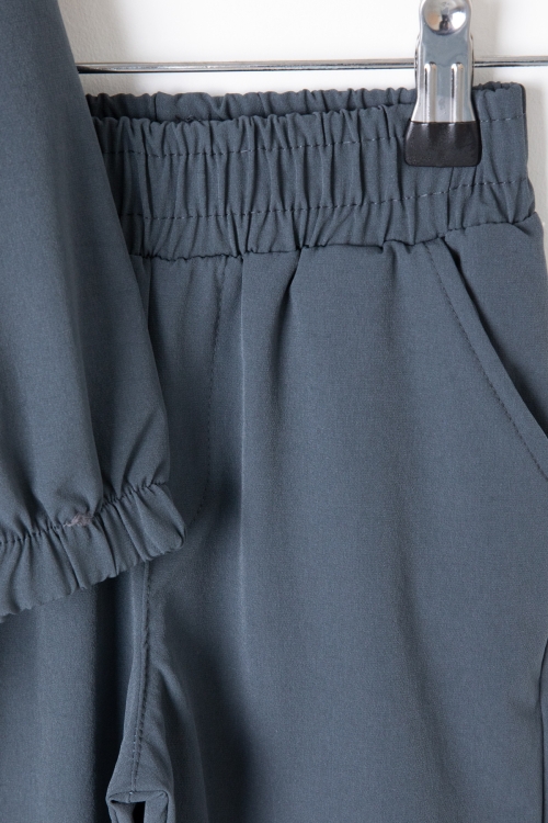 Gri Erkek Çocuk Paraşüt Kapşonlu Takım 20156