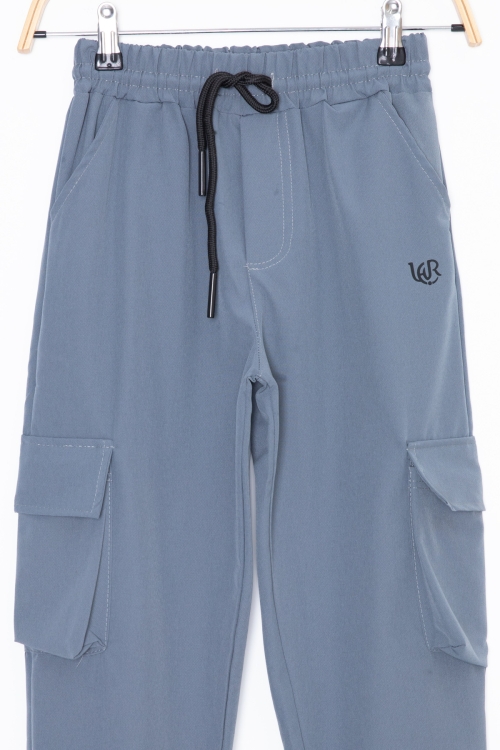 İndigo Kargo Cepli Erkek Çocuk Paraşüt Pantolon 20214