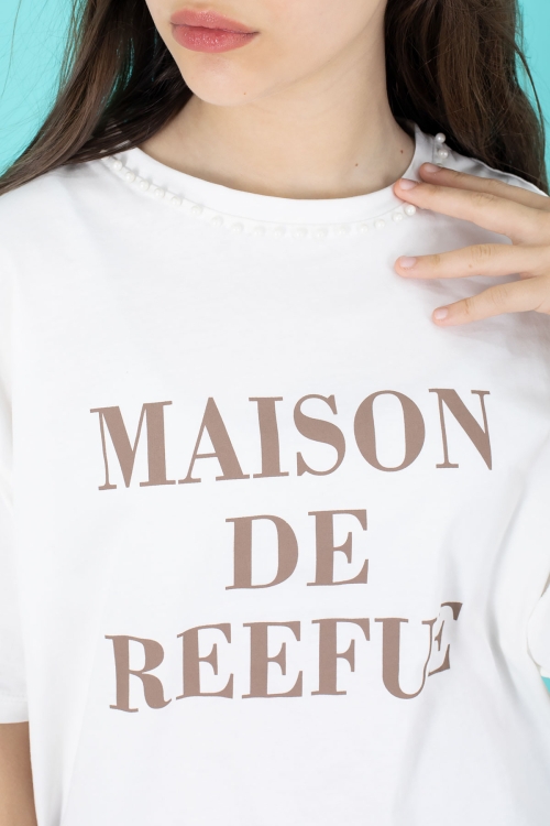 Kahverengi Kalem Etekli Baskılı Tişörtlü Kız Çocuk 2li Alt Üst Takım 20563