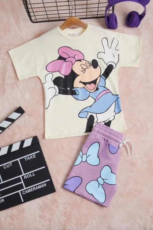 Kız Çocuk Şortlu Takım 15514